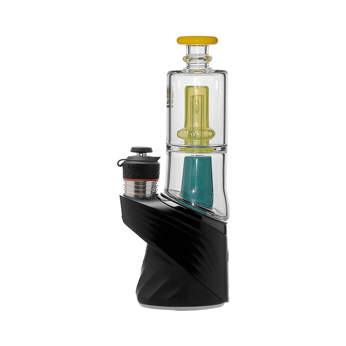 Double Perc Puffco Peak OG & Pro Glass Attachment Encased W/ Opal | Calibear
