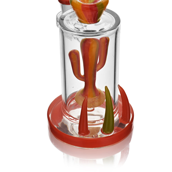 EG Glass Cactus 10" Bent Neck Dab Rig