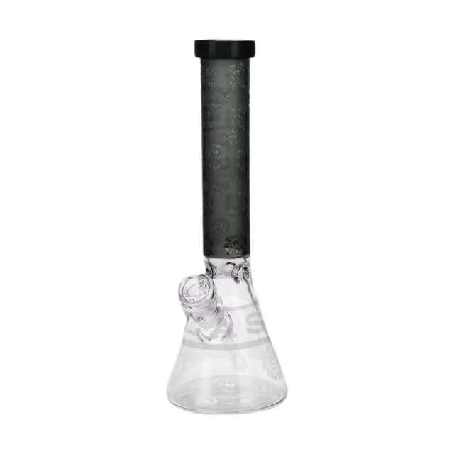 EG Glass Halloween Skull 15 Inch Beaker Bong