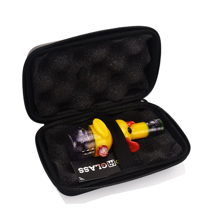 EG Glass Horned Duck Hand Pipe