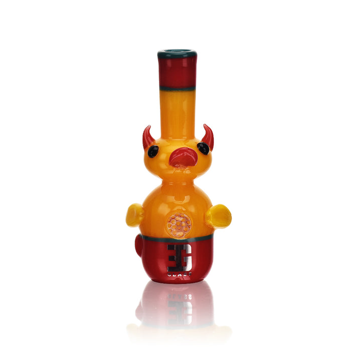 EG Glass Horned Duck Hand Pipe