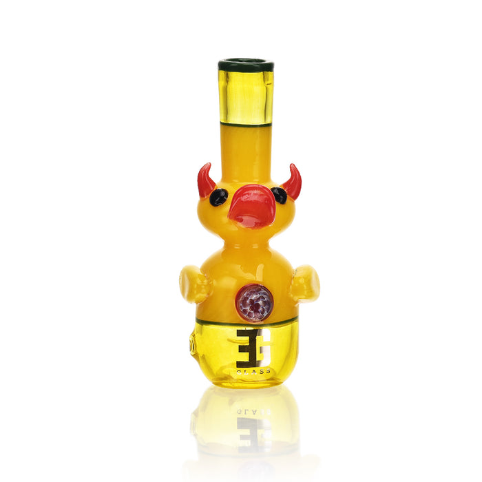 EG Glass Horned Duck Hand Pipe