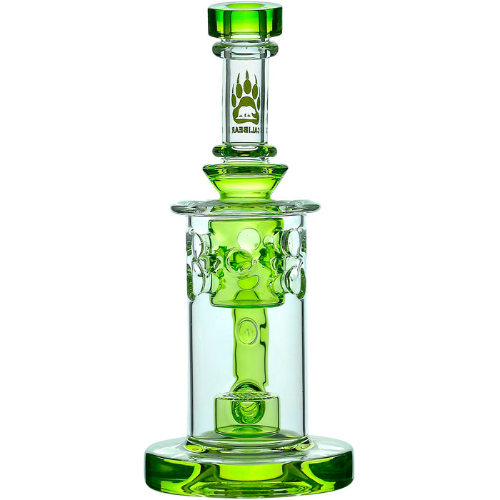 Calibear Straight Fab Flower Of Life Perc Water Pipe