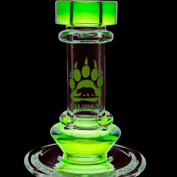 Calibear Straight Fab Flower Of Life Perc Water Pipe
