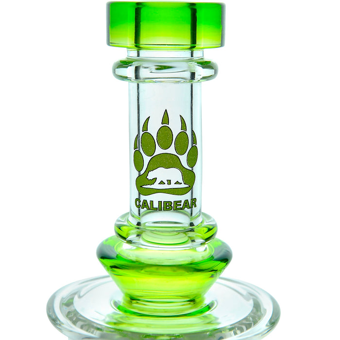 Calibear Straight Fab Flower Of Life Perc Water Pipe