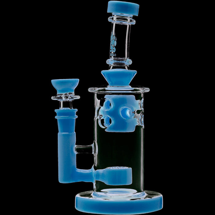 Calibear Straight Fab Flower Of Life Perc Water Pipe