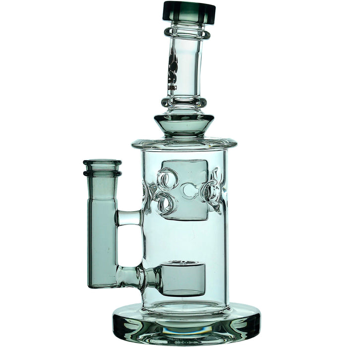 Calibear Straight Fab Flower Of Life Perc Water Pipe