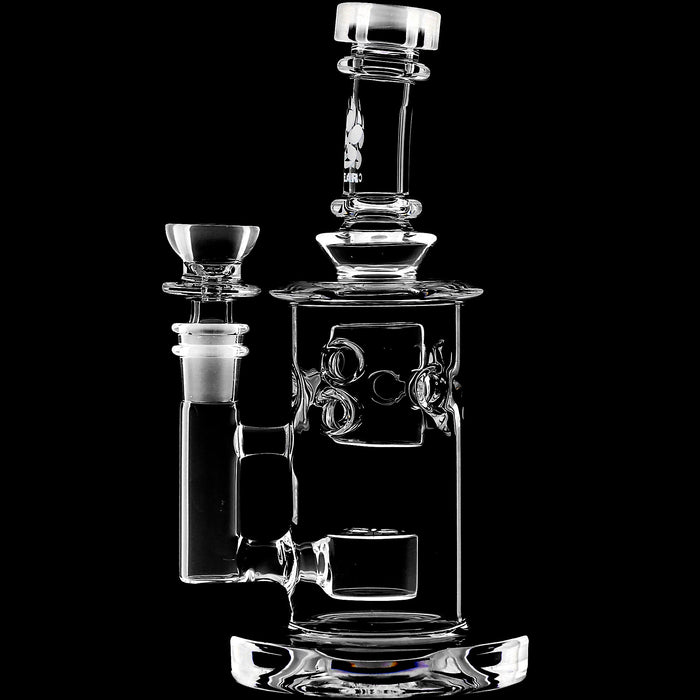Calibear Straight Fab Flower Of Life Perc Water Pipe