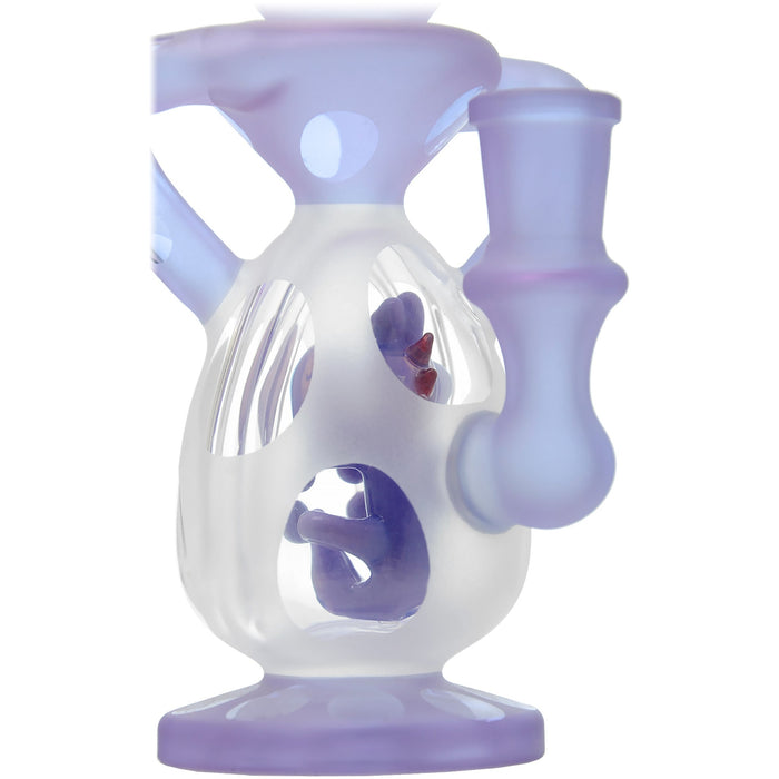 Calibear 7.8'' Heady Dino Recycler Egg Dab Rig