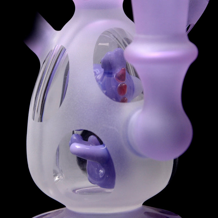 Calibear 7.8'' Heady Dino Recycler Egg Dab Rig