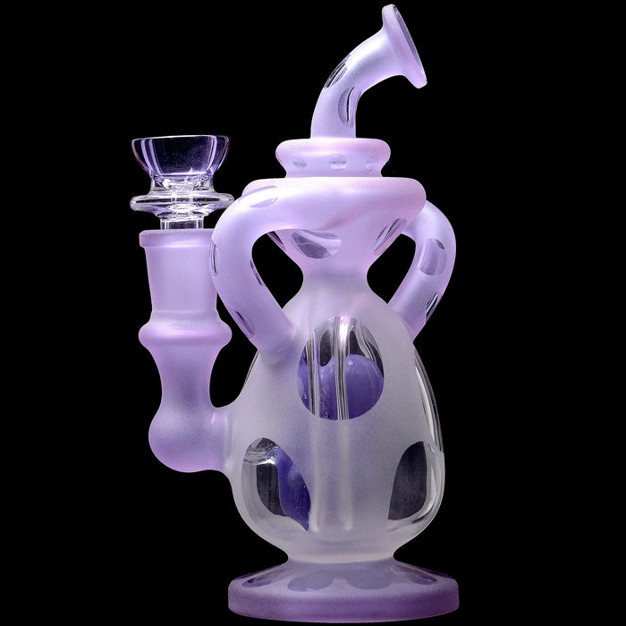 Calibear 7.8'' Heady Dino Recycler Egg Dab Rig