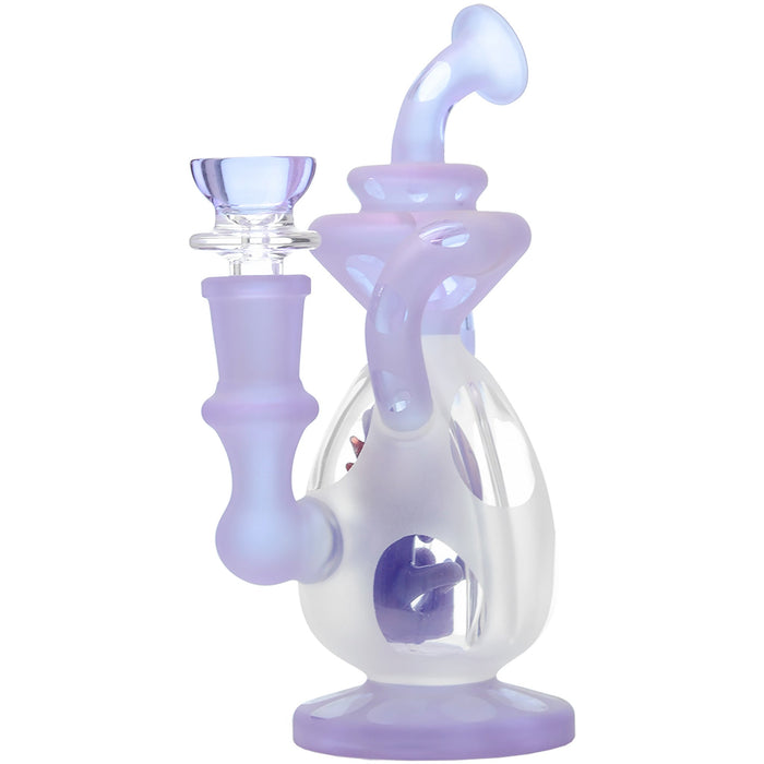 Calibear 7.8'' Heady Dino Recycler Egg Dab Rig