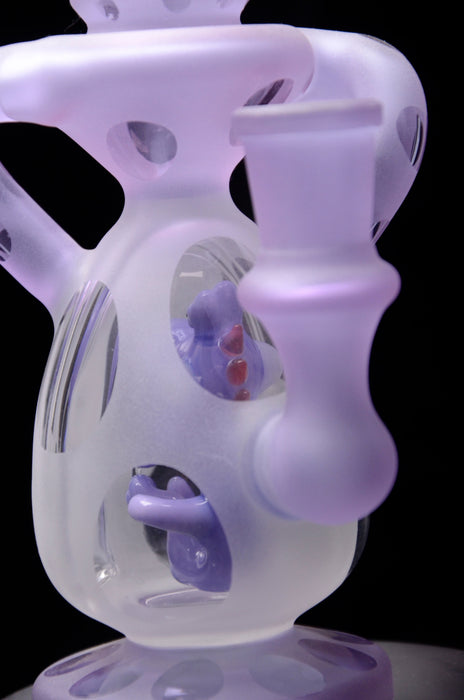 Calibear 7.8'' Heady Dino Recycler Egg Dab Rig