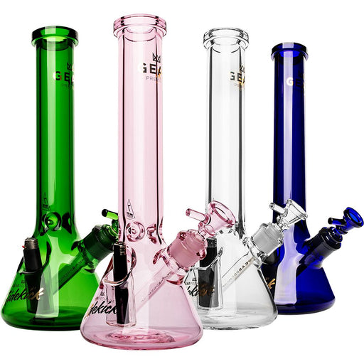 gear bongs GEAR Premium® Sidekick 15" Beaker Bong – 7mm Thick Glass Water Pipe — Kush Cargo