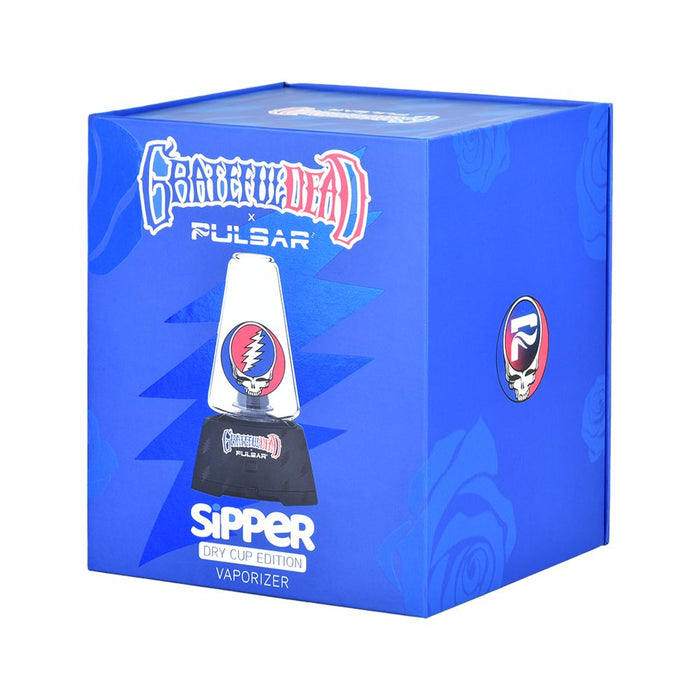 Grateful Dead x Pulsar Sipper Dual Use Vaporizer retail box