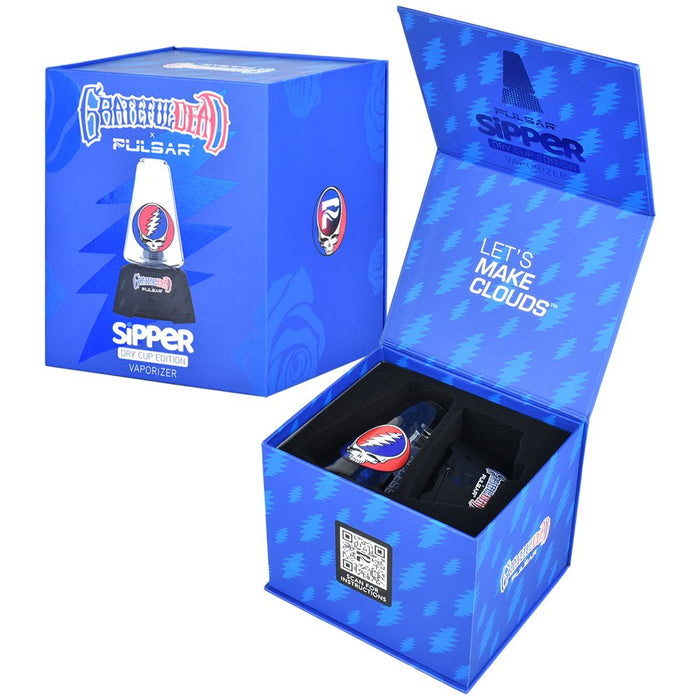 Grateful Dead x Pulsar Sipper Dual Use Vaporizer retail box gift box