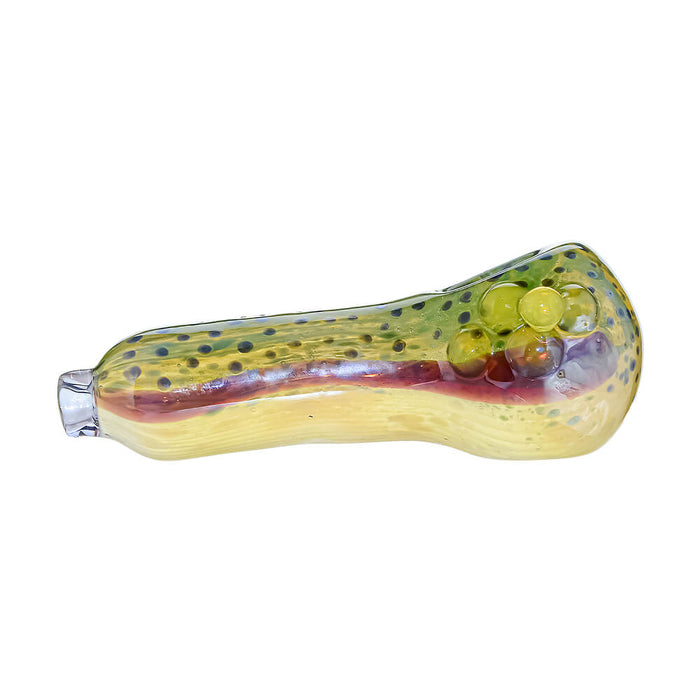 HANDMADE GLASS FISH SPOON PIPE