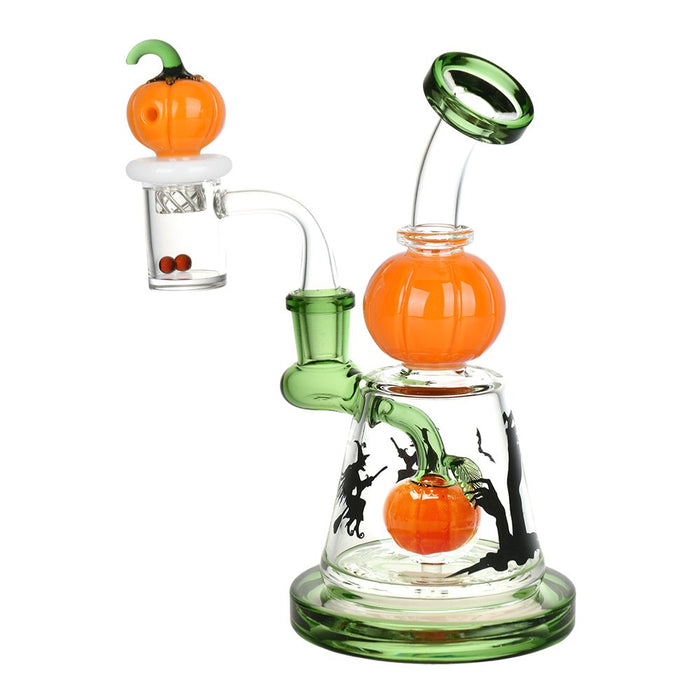 Halloween Ball Glass Dab Rig Set Back