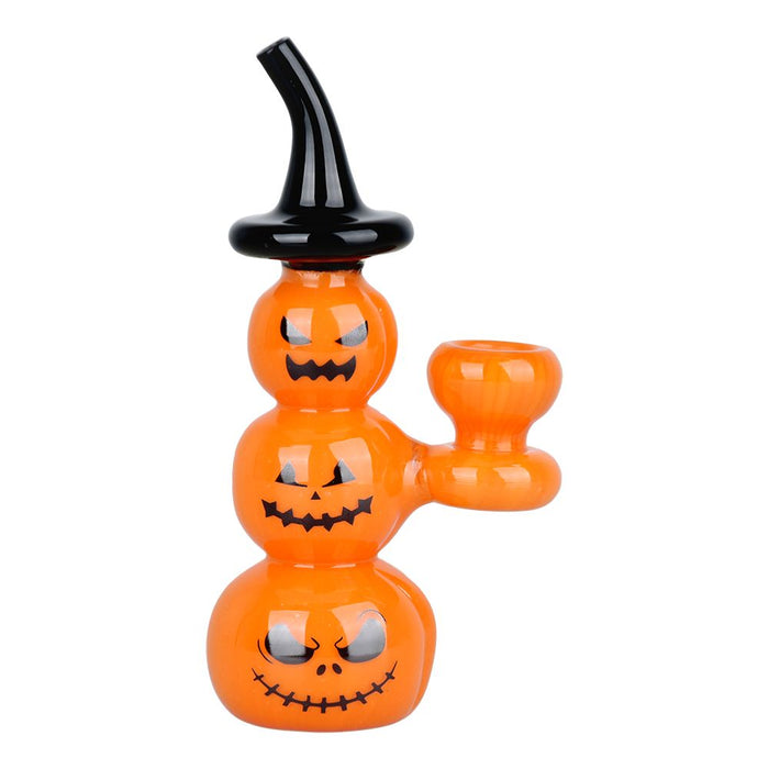 Halloween Pumpkin Pile Up 6" Bubbler