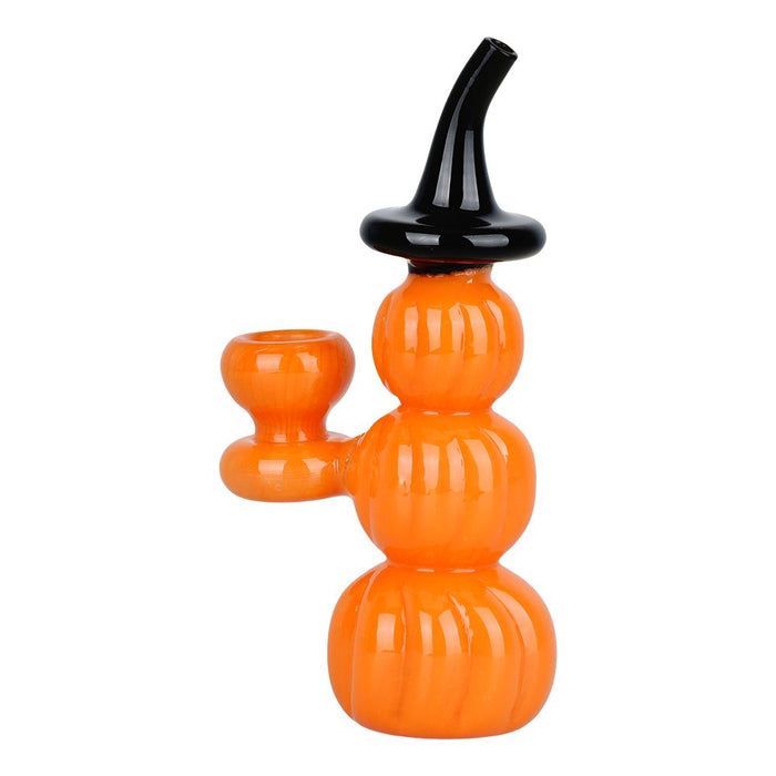 Halloween Pumpkin Pile Up 6" Bubbler backside