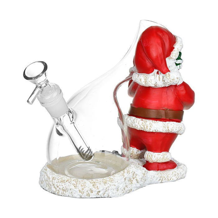 Halloween Spooky Santa Water Pipe backside