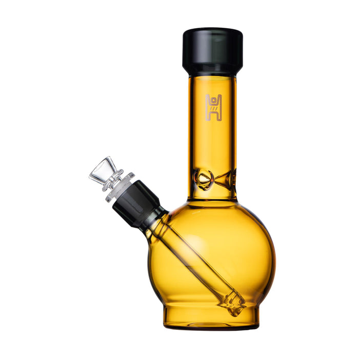 Human Grade 9" Glass Ball Beaker Bong 2 Tone