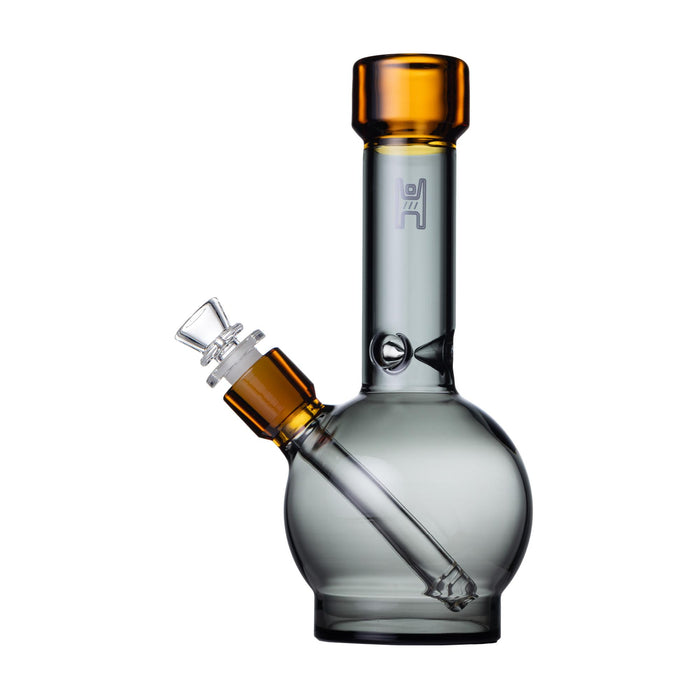 Human Grade 9" Glass Ball Beaker Bong 2 Tone