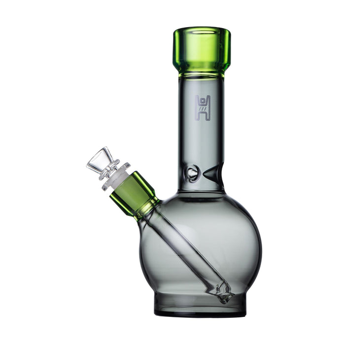 Human Grade 9" Glass Ball Beaker Bong 2 Tone