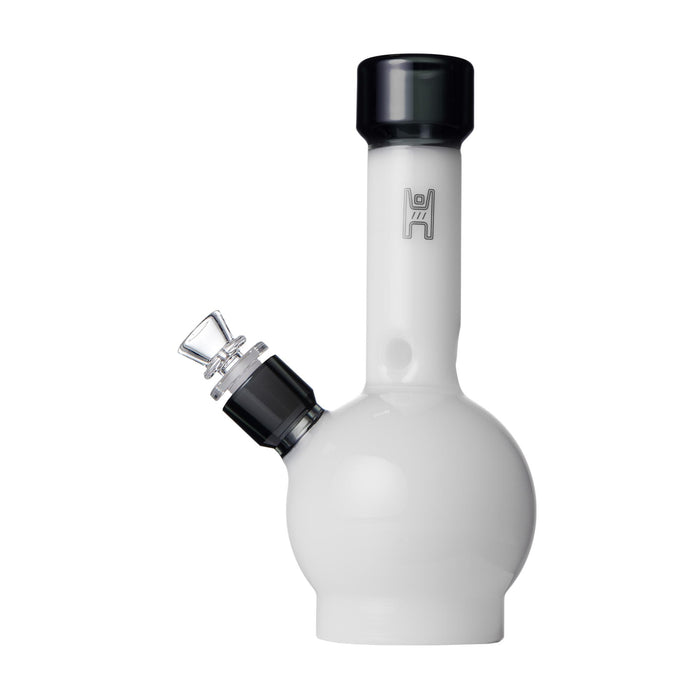 Human Grade 9" Glass Ball Beaker Bong 2 Tone