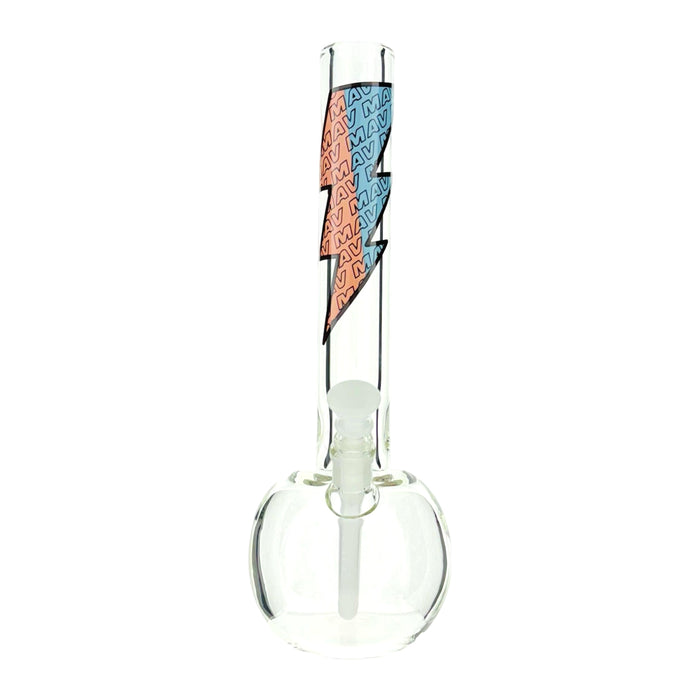 MAV Glass 16" Old School Bubble Bong Retro Bolt