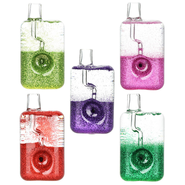 Herb Hand Pipe - Vape Bar Glitter Glycerin Freezable | Kush Cargo Herb Hand Pipe - Vape Bar Glitter Glycerin Freezable | Kush Cargo