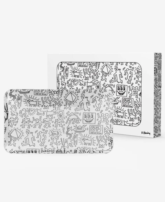 K.Haring Glass Rolling Tray Limited Edition