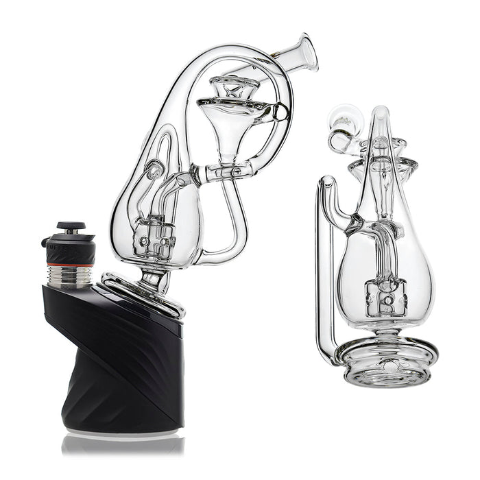 Klein Drop Bottle Puffco Peak OG & Pro Glass Attachment W/ Encaesd Opal | Calibear