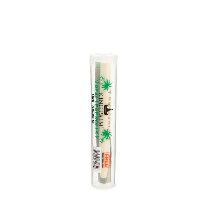 King Palm Single Leaf Tubes 50 Count Dispenser – Mini Size