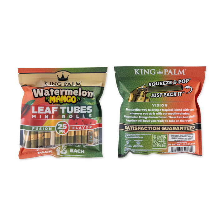 King Palm Fusion Flavor Watermelon Mango x Strawberry Banana 25 Pack