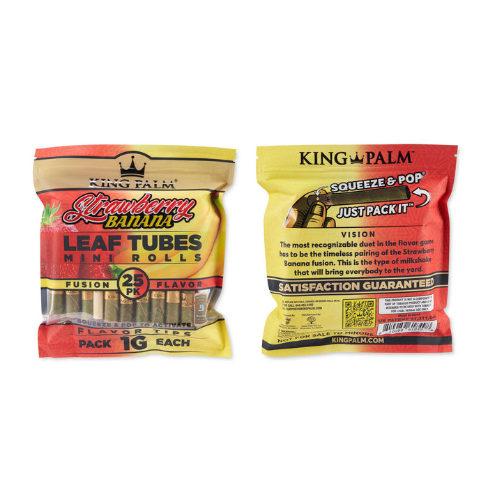 King Palm Fusion Flavor Watermelon Mango x Strawberry Banana 25 Pack