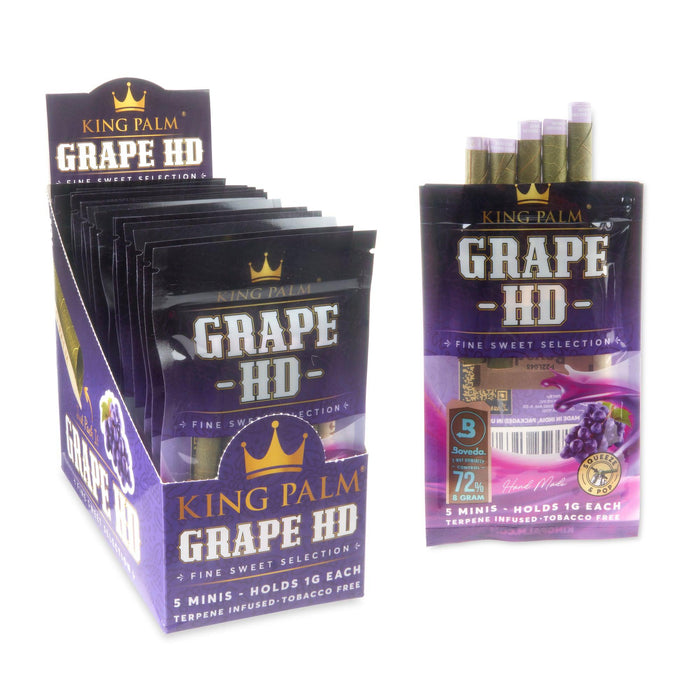 King Palm Mini Flavored Leaf Tubes 5 Pack