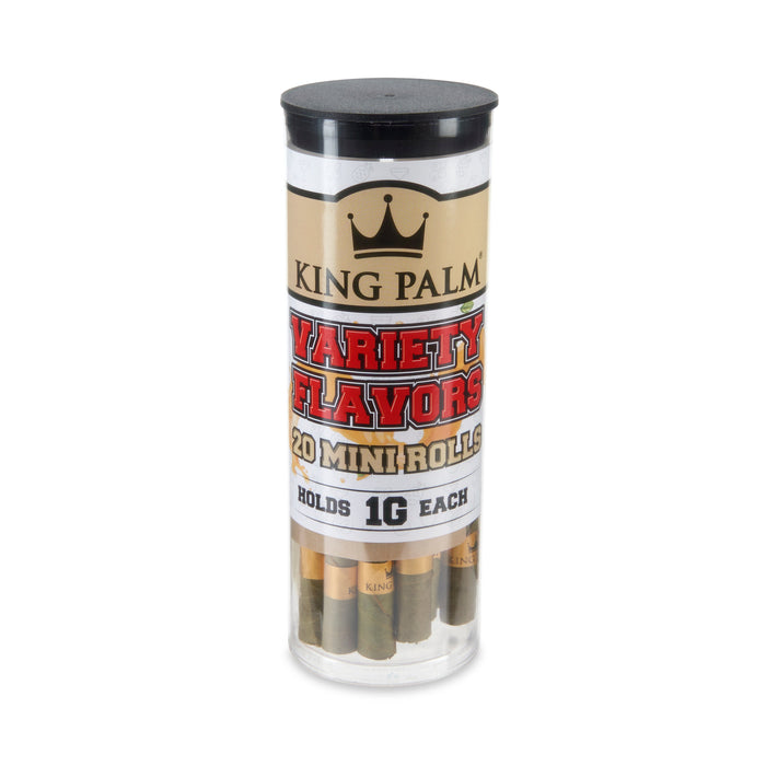 King Palm 20-Pack Tube Flavored Mini Leaf – 6 Tubes