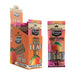 King Palm Mango Leaf Green Leaf flavor filtered tips display box and individual packet packaging on a white background.