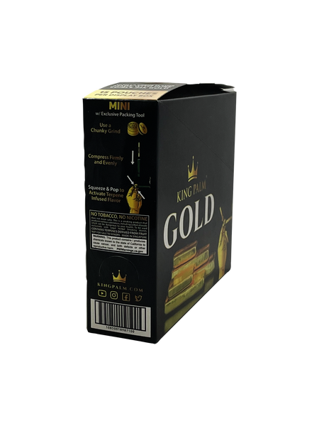 King Palm Mini Size Vanilla Gold With Acrylic Packing Stick
