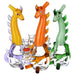 Lookah Glass Dragon Water Pipe all colors