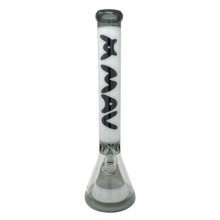 MAV Glass 18" Beaker Bong Pyramid Perc