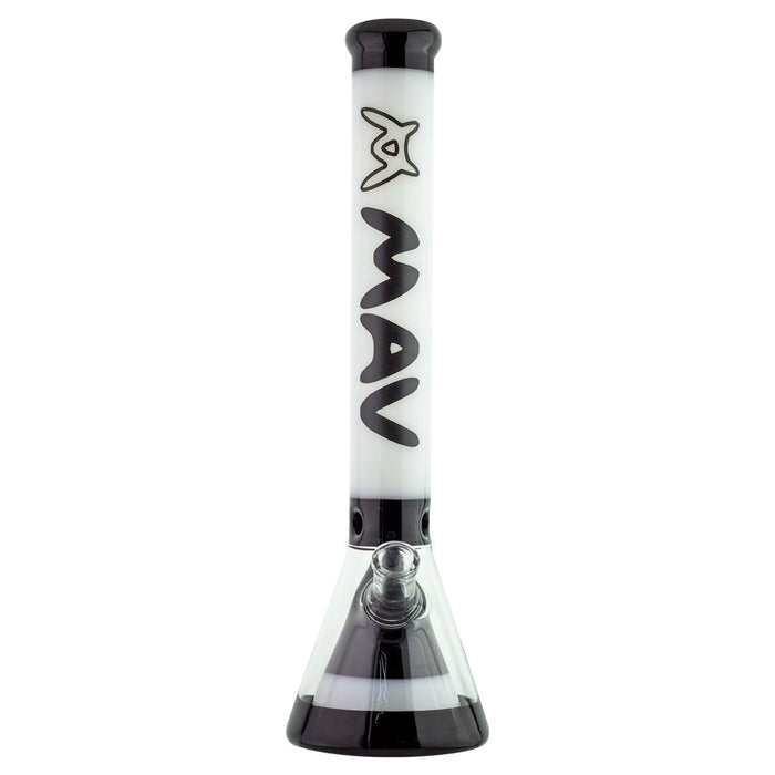 MAV Glass 18" Manhattan Beaker Bong - 6 Colors