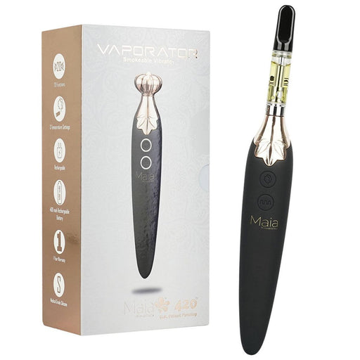 Maia Novelties Vaporator 2-in-1 510 Battery & Personal Massager | Kush Cargo Maia Novelties Vaporator 2-in-1 510 Battery & Personal Massager | Kush Cargo