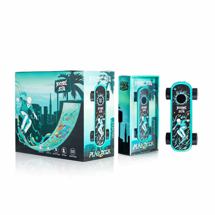 skateboard vape battery Play Deck 510 Vape Battery – Mini Fingerboard Cart Mod