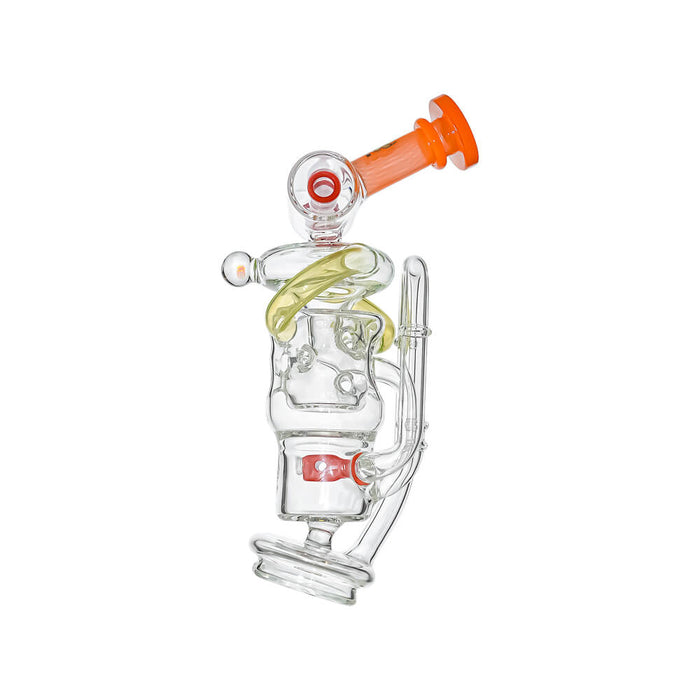 Calibear Swiss Straight Fab Recycler Glass Attachment for Puffco Peak