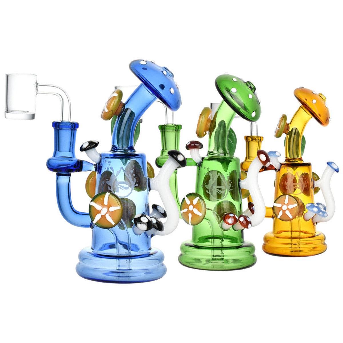 Pulsar Mushroom Glass Dab Rig | 6.7