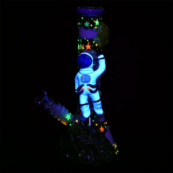 Pulsar 10" Spaceman UV Reactive Beaker Bong