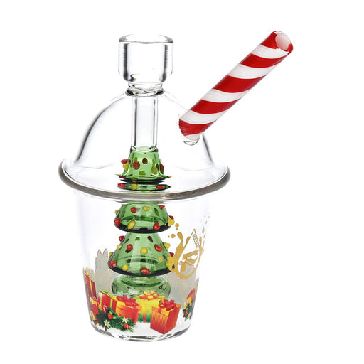 Pulsar Christmas Tree Bubbler Slushie Cup