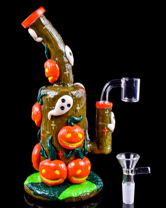 Pumpkin Glow In The Dark Bong